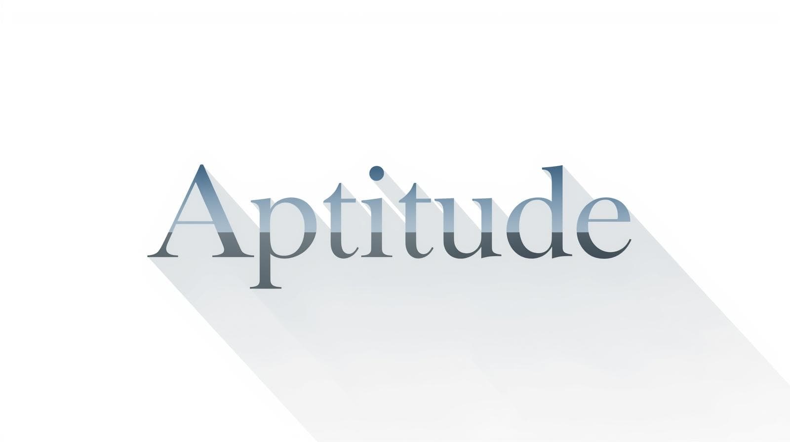 Aptitude